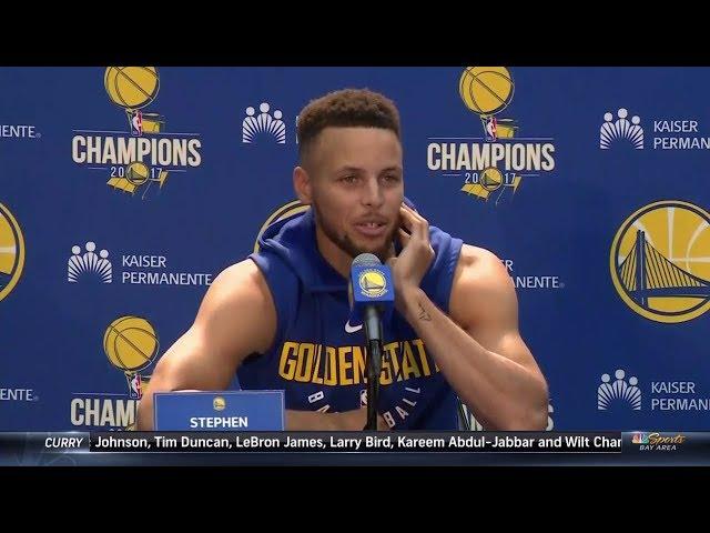 Stephen Curry Press Conference | Warriors Media Day 2018 NBA Season | Sep 22, 2017