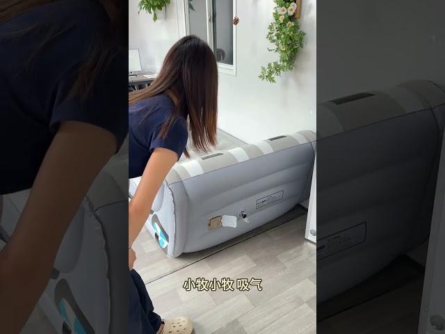 automatic inflatable bed is convenient to carry and simple to store.