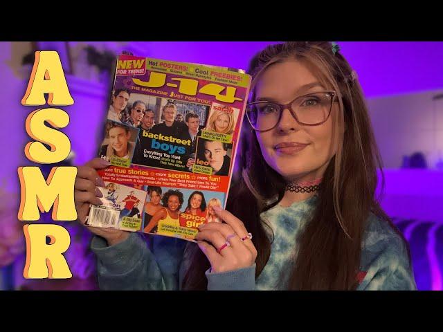 ASMR 90’s Nostalgic J-14 Magazine Flip-Through 