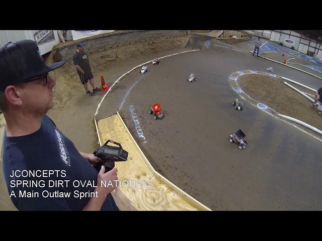 Jconcepts spring dirt oval nationals A main Outlaw Sprints