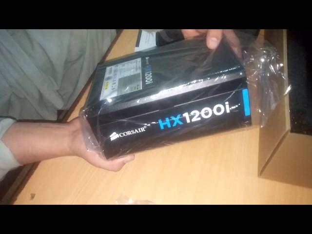 Corsair HX1200i Power Supply Unboxing - 1200 Watt Platinum.