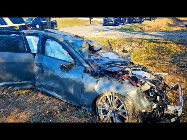 FLIPPED OVER 5 times at 120 MPH. Unbelievable High-Speed Police Chases.