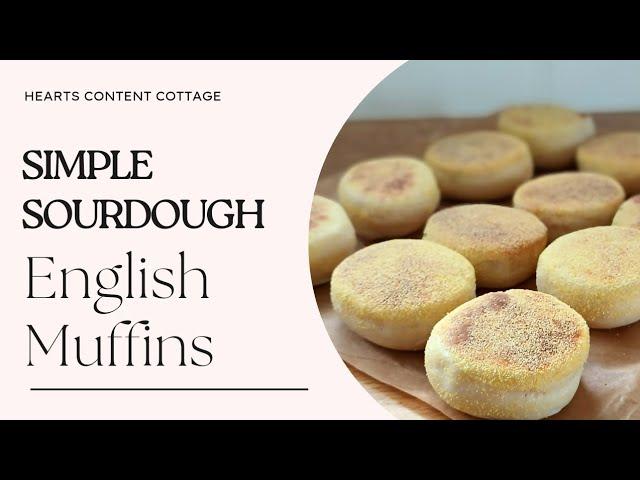 Easy Homemade Sourdough English Muffins #sourdough #baking #asmr #cookingvideo #homemadefood