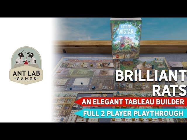 Rats of Wistar | Board Game | Playthrough | Review