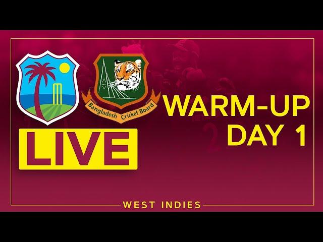  LIVE | CWI Select XI v Bangladesh | Warm-Up | Day 1