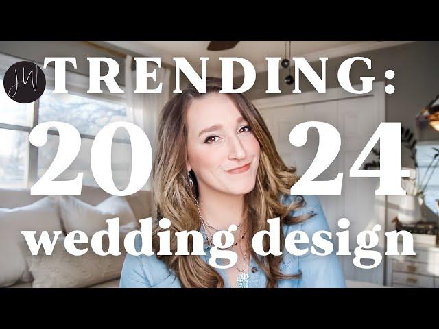 TRENDING: I'm Calling It ‍️ | 2024 Wedding Design Trends