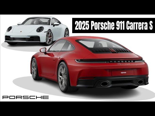 New 2025 Porsche 911 992.2 Carrera S Revealed