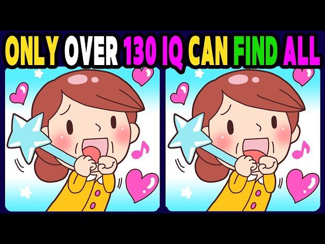 【Find the difference】Only Over 130 IQ Can Find All! / Fun Challenge【Spot the difference】408