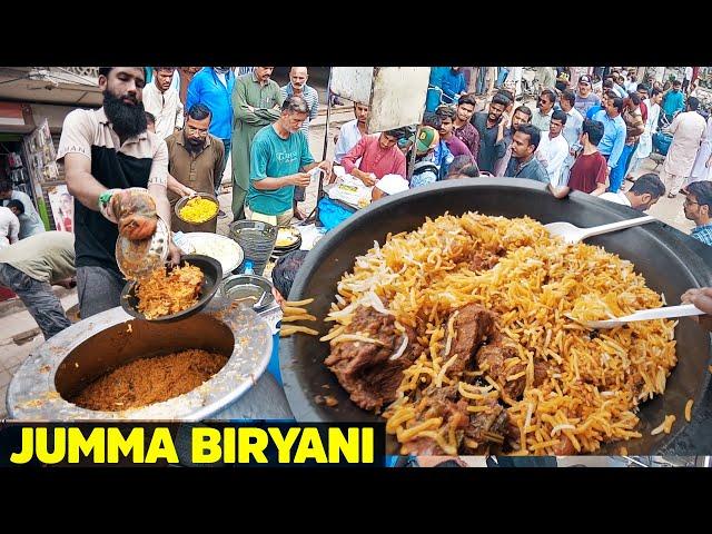 JUMMA BIRYANI | Crazy Rush on Famous Biryani of Karachi | Sells only on Friday, Street Food Pakistan