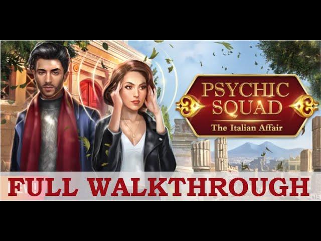 AE Mysteries Psychic Squad Italian Affair FULL Walkthrough [HaikuGames]