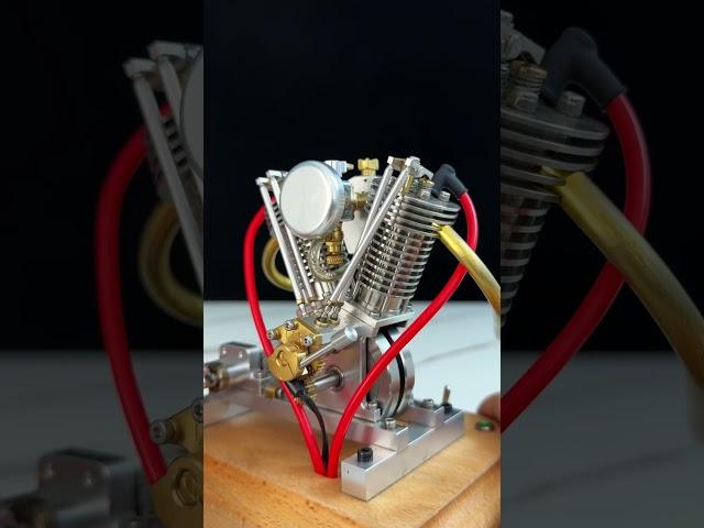 Miniature Desktop Harley V2 Engine Model