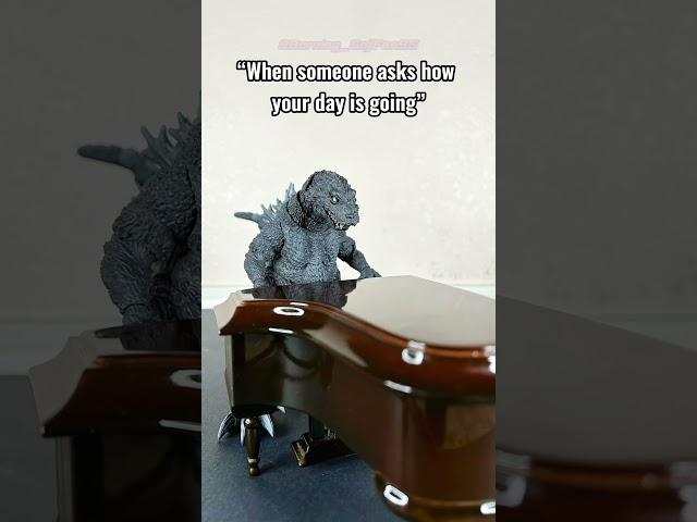 We’ve all been there. #godzilla #godzillamemes #funnymoments #overit #memes