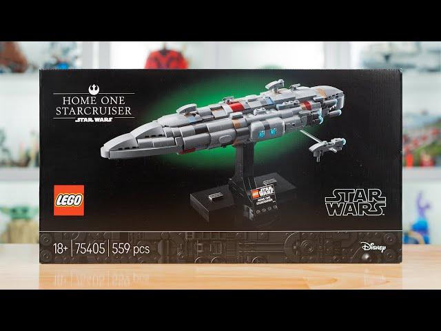 LEGO Star Wars 75405 HOME ONE STARCRUISER Review! (2025)