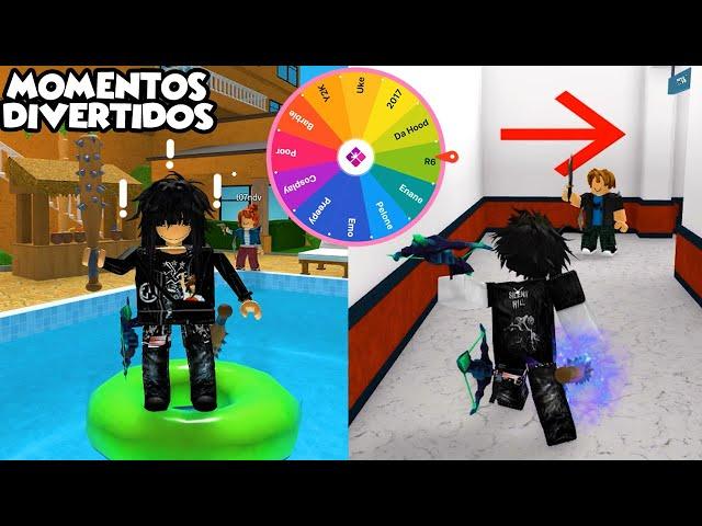 MURDER MISTERY pero LA RULETA elige MI ESTILO (MOMENTOS DIVERTIDOS) #2 Roblox