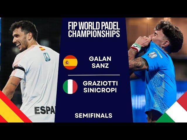 NO CHANCE! | Galan/Sanz VS Graziotti/Sinicropi | WORLD PADEL CHAMPIONSHIPS 2024 | Highlights