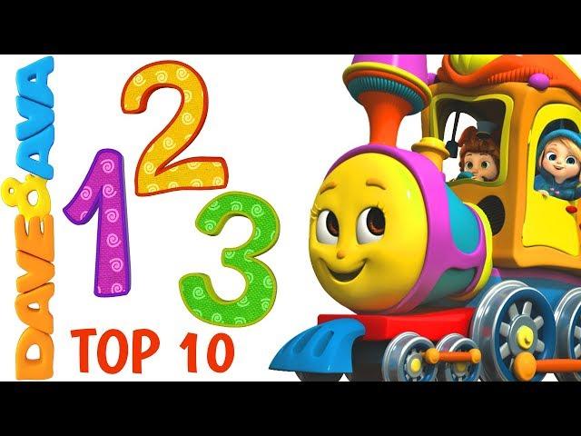  Learn Numbers and Counting 1 to 10 | Nursery Rhymes Collection from Dave and Ava 