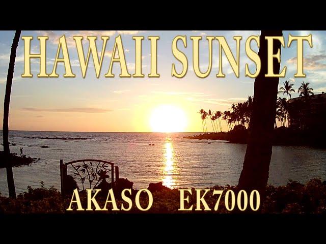 Hawaii Big Island Sunset Timelapse: Hilton Waikoloa Village (Akaso ek7000)