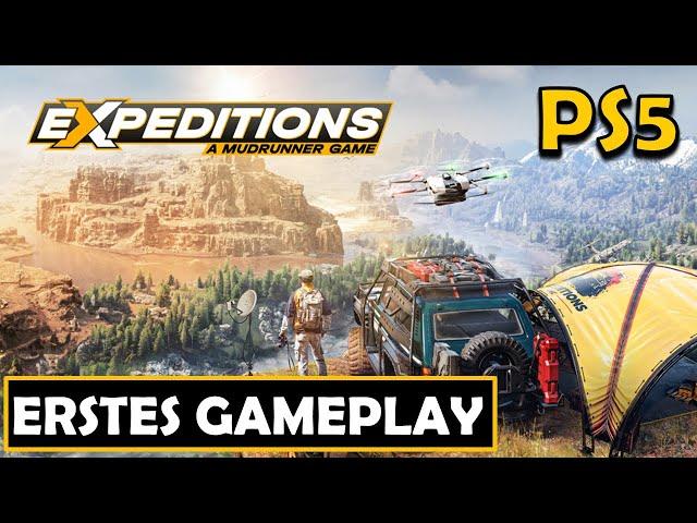 EXPEDITIONS: A Mudrunner Game für PS5 ist da ! ERSTES GAMEPLAY - Willkommen im Schlamm !