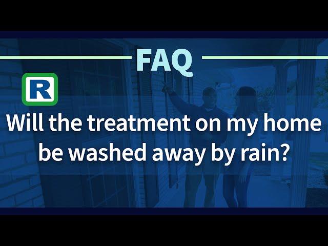 FAQ: Will the rain affect my pest control treatment?