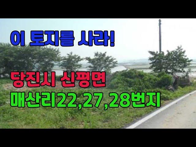 53.(매매완료)이 토지를 사라! 당진시 신평면 매산리22,27,28번지