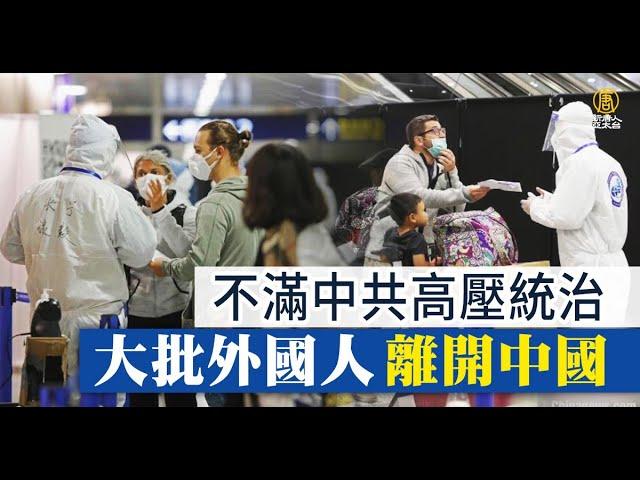 不滿中共高壓統治 大批外國人離開中國