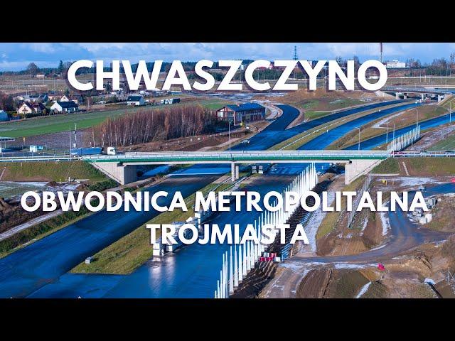 Obwodnica Metropolitalna Trójmiasta - Węzeł Chwaszczyno 23.11.2024 | OMT | 4K | dji air3s | dron