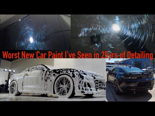 2020 Camaro ZL1 Detail | The Worst New Car Paint Ever | P1 Inspection, Wash & Decon (Vlog 32.1)