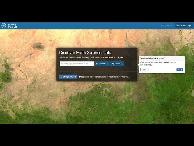 Earthdata Webinar: Discover Earth Science Data with NASA Earthdata Search