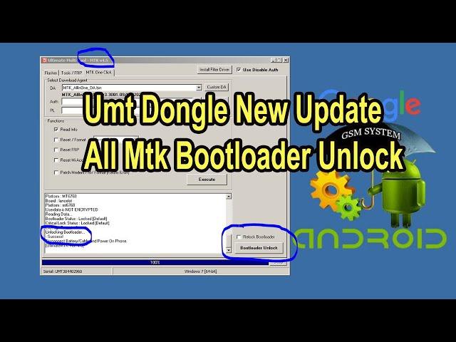 Umt Dongle New Update All Mtk Bootloader Unlock