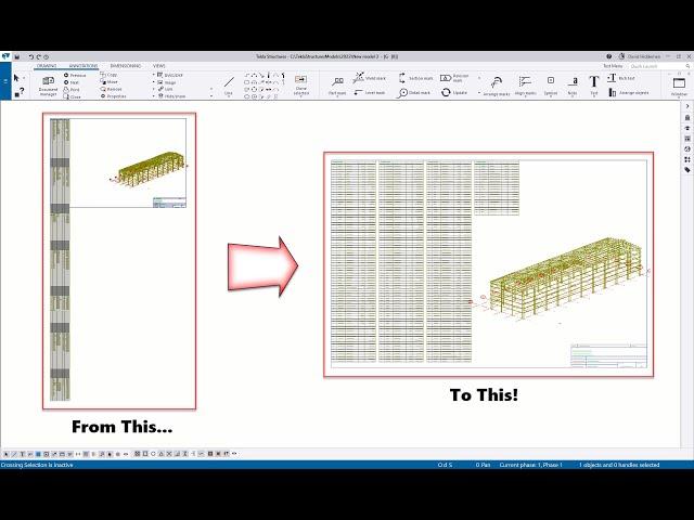 Template Columns in Tekla Structures