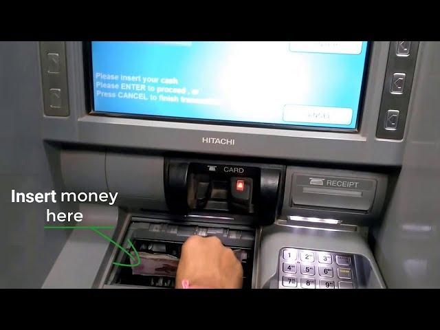 How to deposit money in ATM / CDM machine
