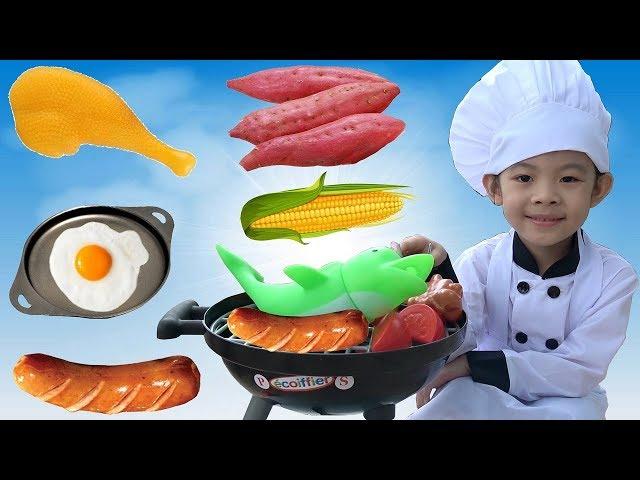 Kitchen toys playset for kid, kitchen game toys for kids  AnAn ToysReview TV 