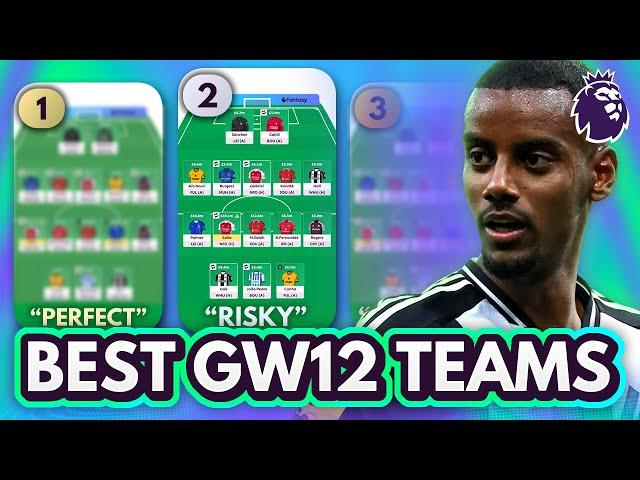 GW12: TOP 10 FPL TEAMS! | Ranking The BEST Wildcard Drafts for Gameweek 12 ⭐ | FPL 2024-25