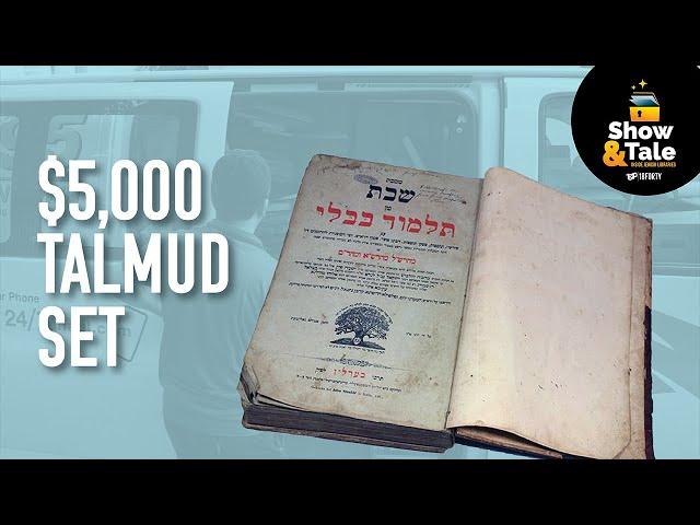 This 1860 Talmud Set Can Go for $5,000 | Show & Tale: Inside Mizrahi Book Store, Part 4