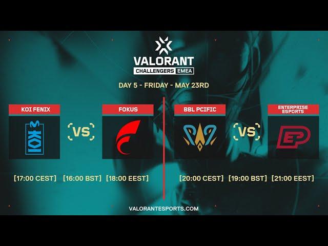 VALORANT Challengers EMEA Stage 2 - Playoffs Day 2