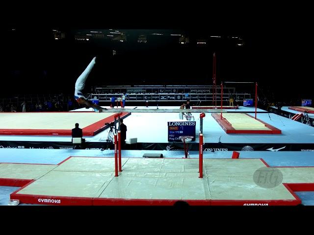 LARDUET Manrique (CUB) - 2017 Artistic Worlds, Montréal (CAN) - Qualifications Parallel Bars