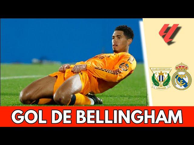 GOL DE BELLINGHAM y el REAL MADRID golea 3-0 al LEGANÉS | La Liga