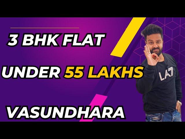 55 लाख में  3 bhk flat in vasundhara ghaziabad वो भी parking के साथ |Contact:-9540872378|sr homes