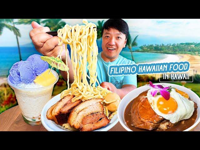 18-Hour "Filipino Hawaiian" FOOD TOUR & Best Tsukemen (Dipping Ramen) in O‘ahu Hawaii