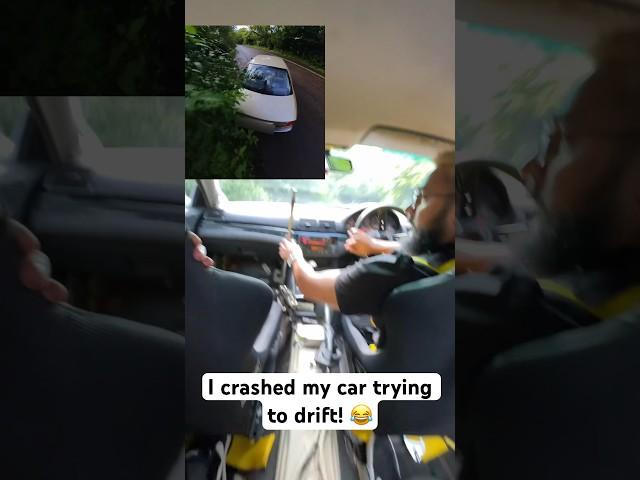 DRIFT LESSON GONE WRONG! #driftcar #drifting #crash #sportscar #carcrash #gonewrong