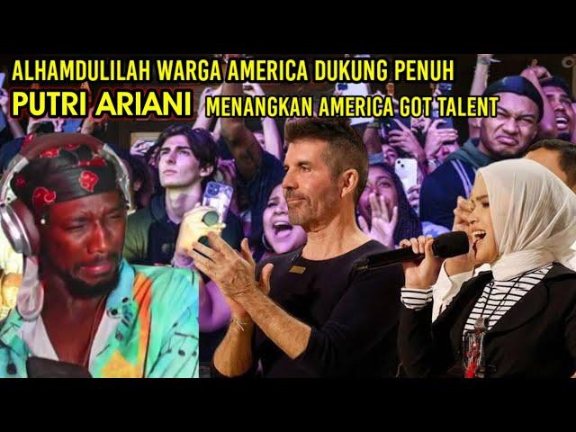 ALHAMDULILAH WARGA AMERICA DUKUNG PENUH PUTRI ARIANI DI AMERICA GOT TALENT