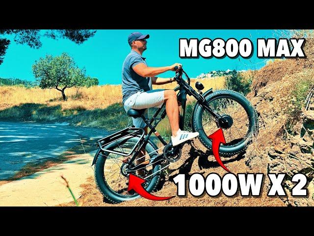 Lankeleisi MG800 MAX Fat Tire eBike 1000W*2 Dual Motor - What a Monster!