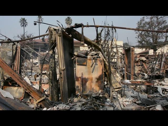 CALIFORNIA FIRES Destroy Vista Del Mar Hospital PART 2 Mike In Ventura