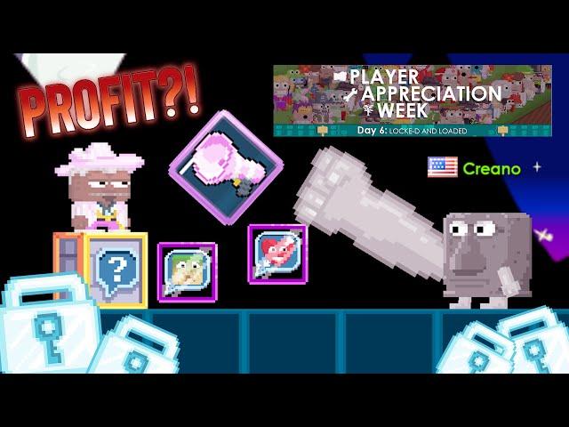 LOCKE MEGAPHONE NERF?? NEW MOYAI MORPH + GROWMOJI GATCHA PROFIT!!  (P.A.W. Day #6 2021) | Growtopia