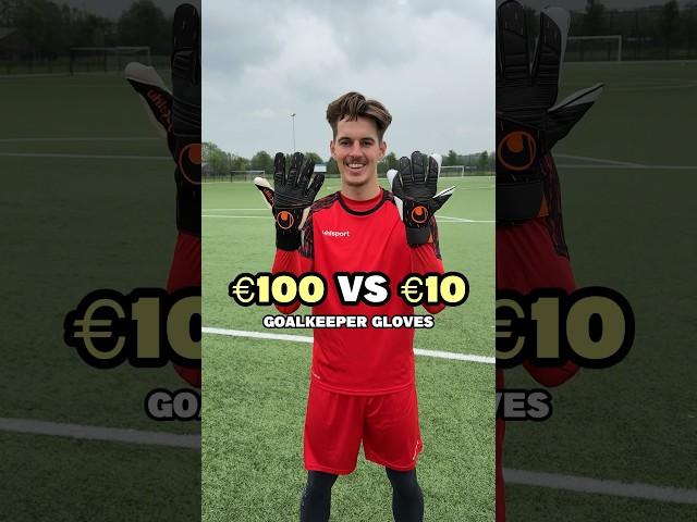 €10 VS €100 GLOVES  @uhlsportTV #goalkeeper #goalkeepertraining