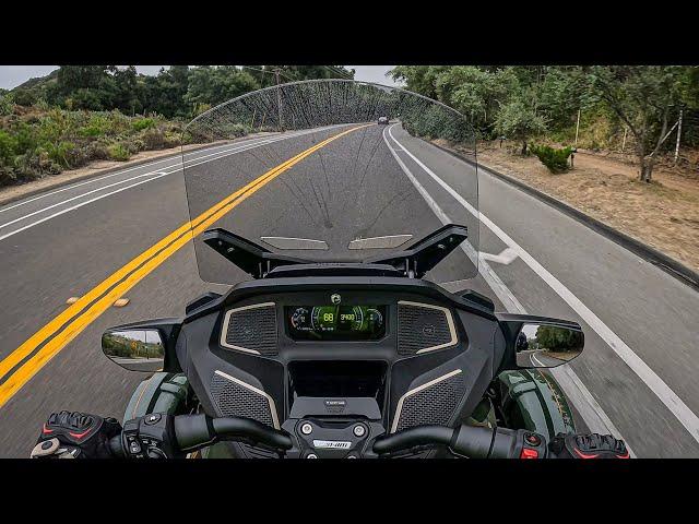 2023 Can-Am Spyder RT Sea-to-Sky - Rainy POV Test Ride