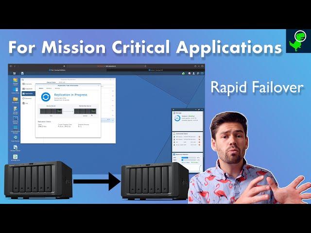 Synology BTRFS Snapshot Replication to Rapidly Failover for Crucial Applications