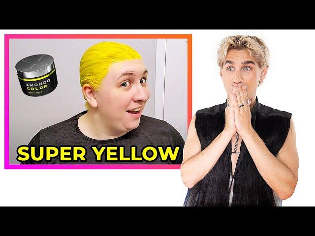 Hairdresser reacts to people dyeing their hair with XMONDO Color