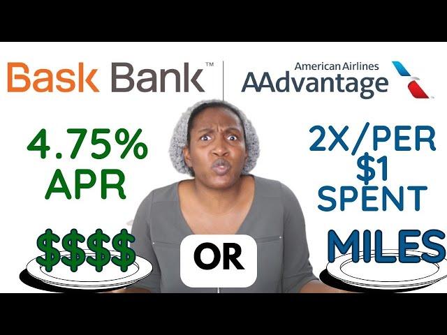 Best Savings Account for Earning Miles | Earn AAdvantage Miles from American Airlines & Bask Bank