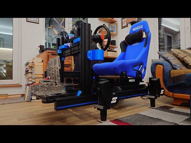 TreqOne SimRig SR1 assembly timelaps &  test-drive AMS2  Varjo Aero